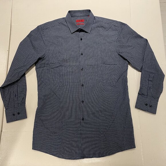 Hugo Boss Sharp Fit 16/32-33 Blue Dress Shirt - Picture 1 of 4